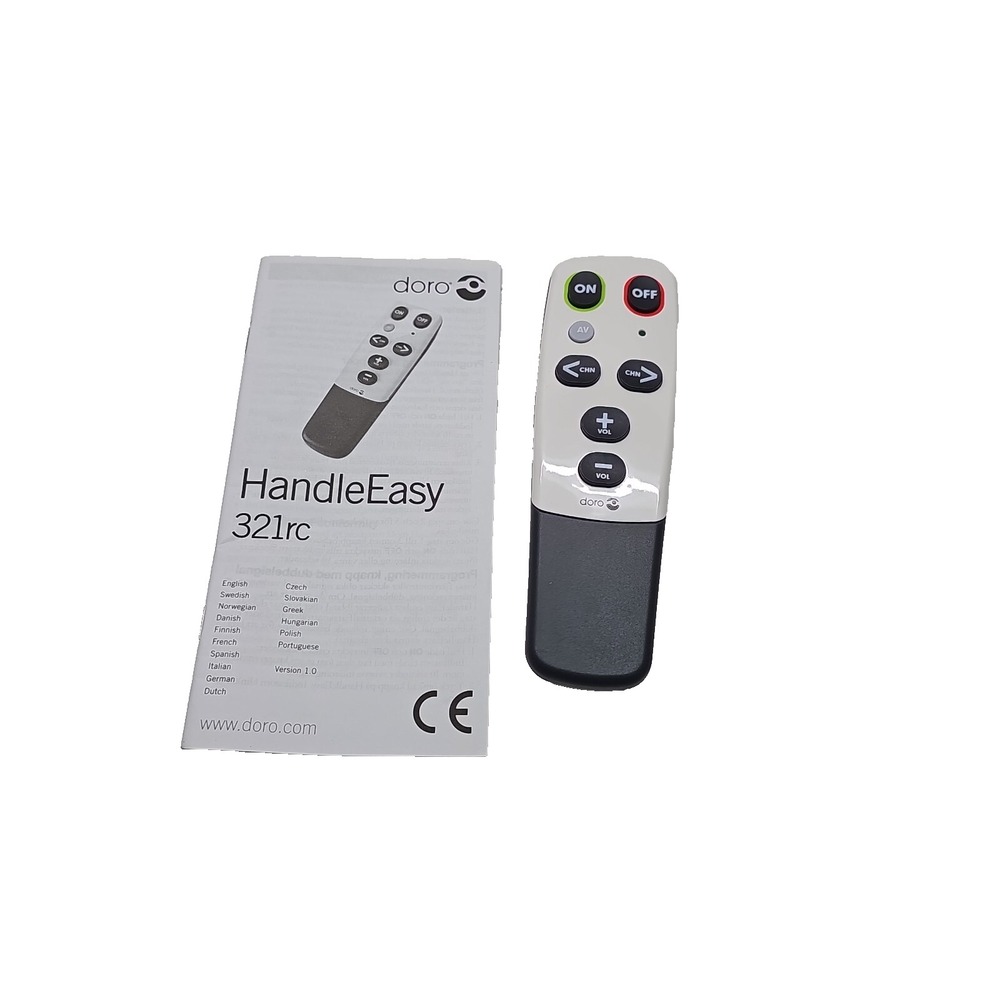 DORO HANDLE EASY 321RC Universal Remote Control HandleEasy With Manual